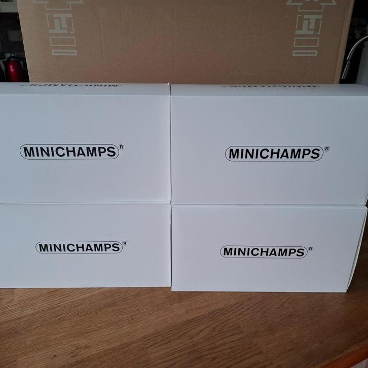 4 x 1/18 Minichamps Opel Rekord C Models, Hobby en Vrije tijd, Modelauto's | 1:18, Nieuw, Auto, MiniChamps, Ophalen of Verzenden