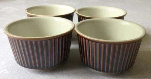 Set van 4 Villeroy & Boch bruine porseleinen Ramekins 4€/set, Antiek en Kunst, Antiek | Keramiek en Aardewerk, Ophalen
