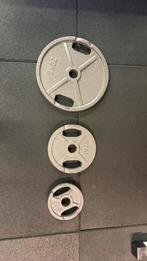 Halterschijven ijzer 50mm, Sport en Fitness, Fitnessmaterialen, Ophalen, Zo goed als nieuw, Halterschijven