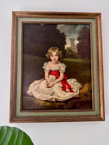 Schilderij little princess van Hans Richard von Volkmann , g beschikbaar voor biedingen