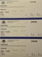 3 tickets Manowar 17 feb 2027 Saarbrücken, Tickets en Kaartjes, Drie personen of meer, Februari, Hard Rock of Metal