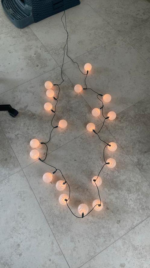 Lichtslinger met lampions, Huis en Inrichting, Lampen | Overige, Zo goed als nieuw, Ophalen
