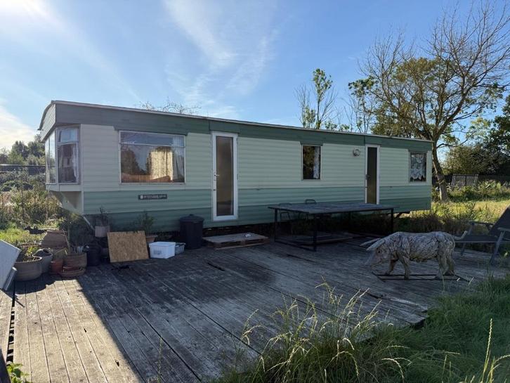 TE KOOP Stacaravan (regio Putte), Caravans en Kamperen, Stacaravans, tot en met 2, Ophalen