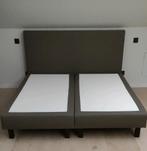 Boxspring te koop, Ophalen, Bruin, Tweepersoons, Zo goed als nieuw
