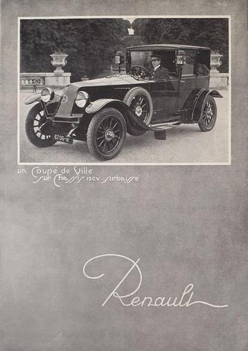 Auto Merk Renault 1923 Reclame tijdschrift: L'Illustration