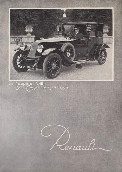 Auto Merk Renault 1923 Reclame tijdschrift: L'Illustration, Verzamelen, Merken en Reclamevoorwerpen, Zo goed als nieuw, Overige typen