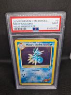 Misty's Seadra Holo Prerelease Gym Heroes PSA 9, Ophalen of Verzenden, Zo goed als nieuw