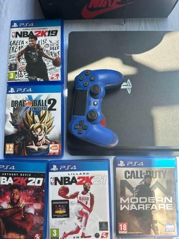 Playstation 4 intelligente avec manette et jeux, Avec 1 manette, Avec jeux, Enlèvement, Utilisé