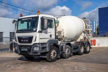 MAN TGS 32.360 BB+MIXER 9M³ (bj 2017) beschikbaar voor biedingen