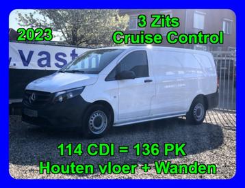 Mercedes-Benz Vito 114 CDI 21.000€+BTW / 2023 Cruise Control, 100 kW, 1951 cc, 4 cilinders, Start-stop-systeem