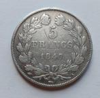 Frankrijk 5 francs 1847 A zilver, Enlèvement ou Envoi, Monnaie en vrac, Argent, France