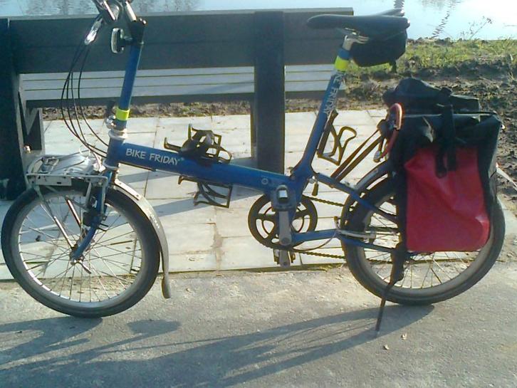 Bike Friday vouwfiets, Fietsen en Brommers, Fietsen | Vouwfietsen, Gebruikt, Overige merken, 20 inch of meer, Totaal opvouwbaar