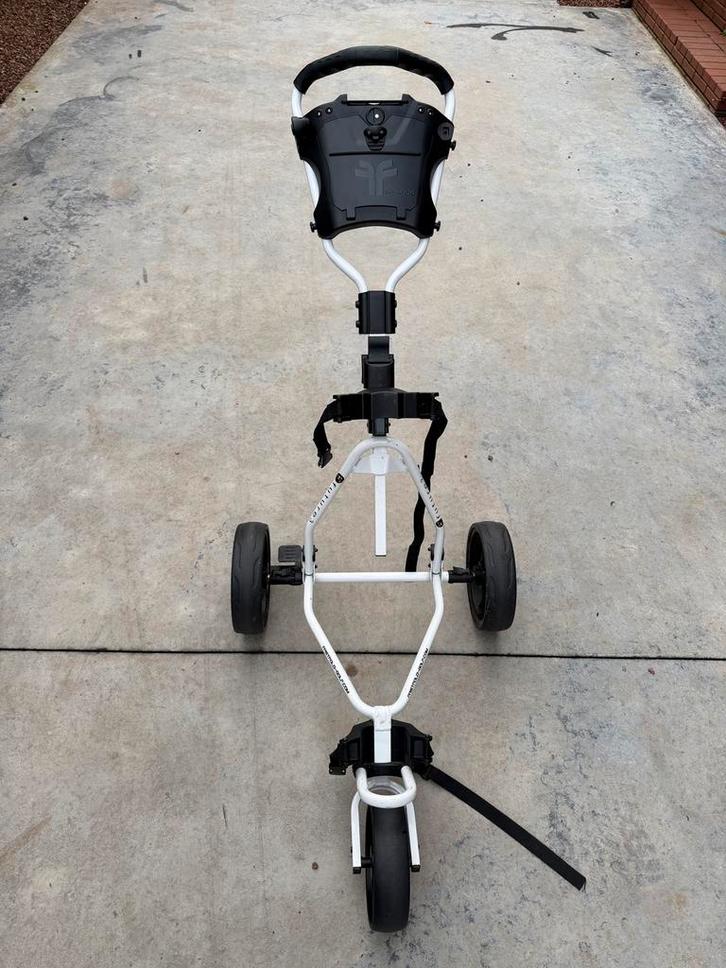 Golfkarretje Fastfold junior, Sports & Fitness, Golf, Comme neuf, Enlèvement