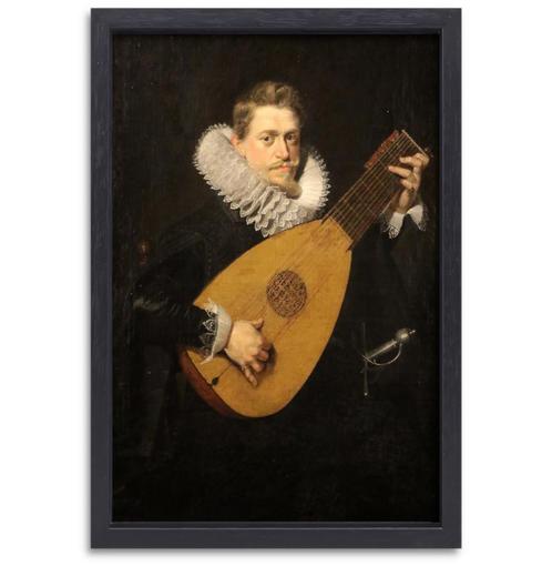 Joueur de luth - Toile Peter Paul Rubens + cadre à pâtisseri, Maison & Meubles, Accessoires pour la Maison | Peintures, Dessins & Photos