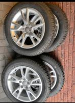 Audi-velgen met 4 Michelin-zomerbanden 215/60R17, 215 mm, Banden en Velgen, Gebruikt, Personenwagen