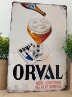 Metalen reclamebord Orval, Ophalen of Verzenden, Nieuw, Reclamebord, Plaat of Schild