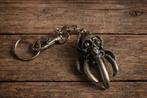 sleutelhanger- Skull Head - Metalen Decoratie, Verzenden, Nieuw
