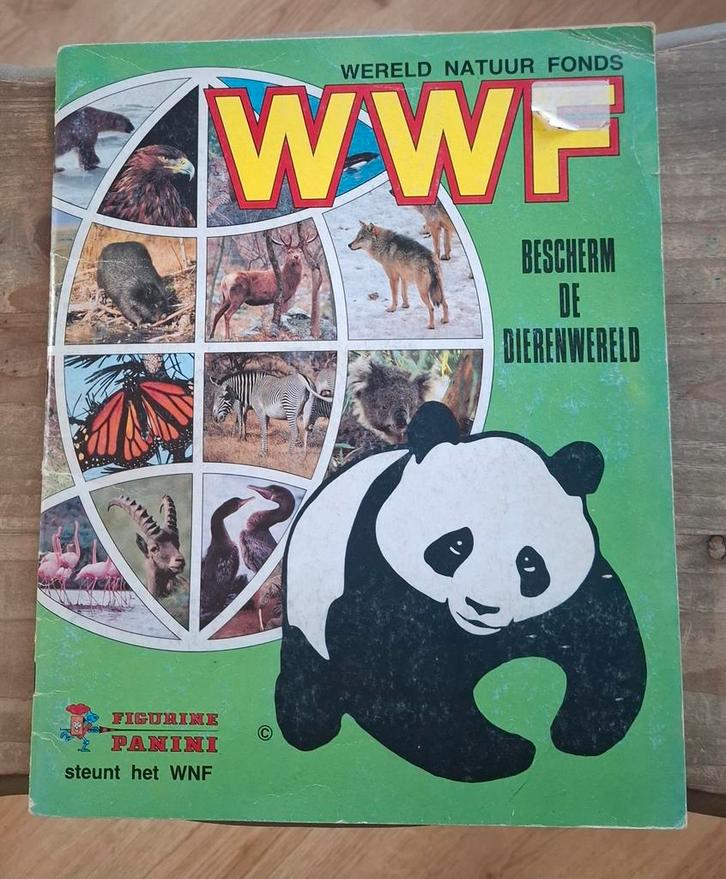 Het volledige album van Panini WWF Wereld Natuur Fonds, Verzamelen, Sportartikelen en Voetbal, Zo goed als nieuw, Ophalen of Verzenden