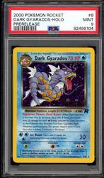 Dark Gyarados Holo [PreRelease] PSA 9 - 8/82 - Team Rocket, Hobby en Vrije tijd, Verzenden, Zo goed als nieuw, Losse kaart, Foil