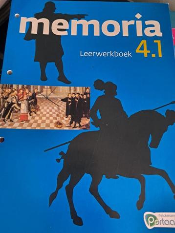 Memoria 4.1 leerwerkboek, Enlèvement, Neuf