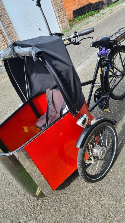 Electrische Bakfiets Nihola Family, Fietsen en Brommers, Fietsen | Bakfietsen, Zo goed als nieuw, Overige merken, 2 kinderen, Elektrisch