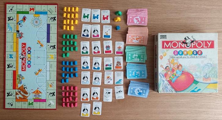 Vintage/Parker/Hasbro/Tonka/Monopoly Junior, Hobby en Vrije tijd, Gezelschapsspellen | Overige, Gebruikt, Ophalen of Verzenden