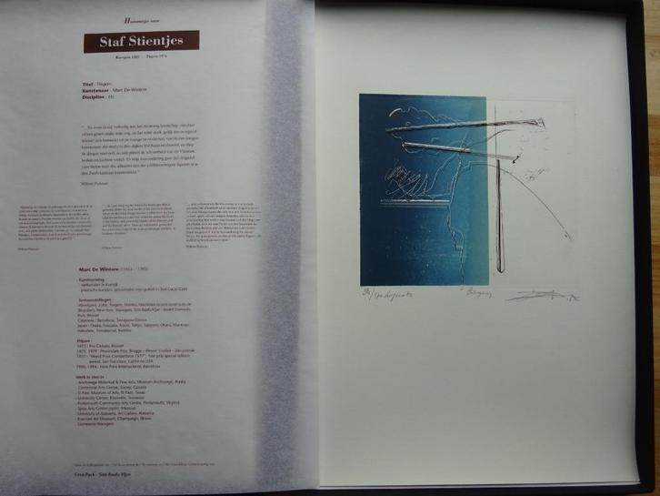 Kunstmap Marnixring Waregem 10 grafieken 1995, Antiek en Kunst, Kunst | Litho's en Zeefdrukken, Ophalen of Verzenden