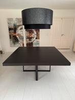Eettafel vierkant Dome Deco, zwart, Ophalen, 150 tot 200 cm, Vierkant, Zo goed als nieuw