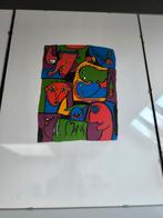 Drie moderne kunstwerken, Ophalen