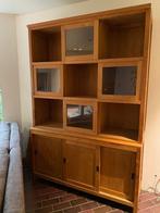 Teak boekenkast, Huis en Inrichting, Kasten | Boekenkasten, Ophalen, Teakhout, Met deur(en)