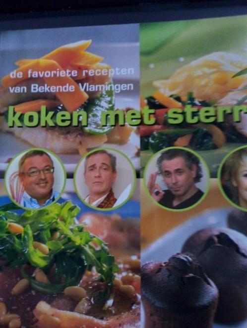 boek: koken met sterren:favoriete recepten van BV's, Boeken, Kookboeken, Hoofdgerechten, Verzenden