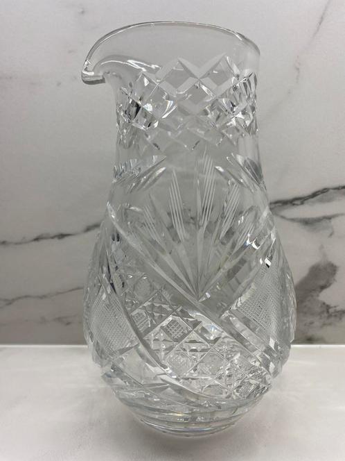 Bohemia Tsjechische 24k loodkristallen schenkkan jaren ‘80, Antiek en Kunst, Antiek | Glaswerk en Kristal, Ophalen of Verzenden