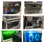 3 Watt Full color RGB laser + Flightcase, Muziek en Instrumenten, Ophalen of Verzenden, Gebruikt, Laser