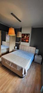 Volledige slaapkamer voor volwassenen, Ophalen, Zo goed als nieuw, Twijfelaar, Beige