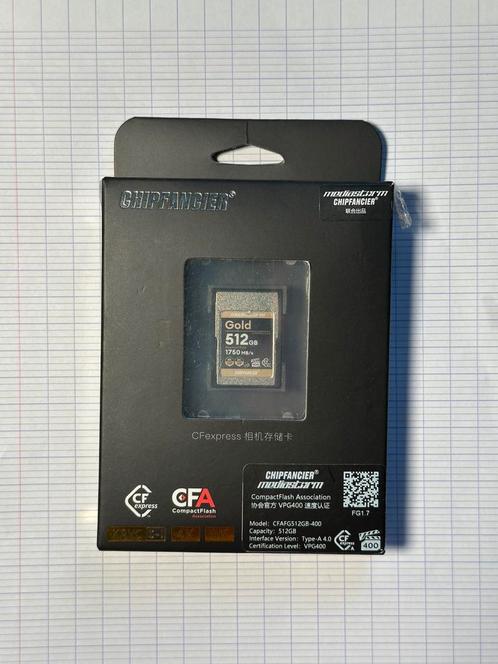 512GB CFexpresse Type A Carte Mémoire 1750MB/S Neuf, Audio, Tv en Foto, Foto | Geheugenkaarten, Nieuw, Ophalen of Verzenden
