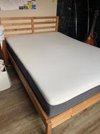 Bed 1m40, Huis en Inrichting, Slaapkamer | Bedden, Ophalen, 140 cm, Zo goed als nieuw, Twijfelaar