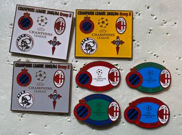 PIN Club Brugge FC BRUGES AC MILAAN 3e 't stuk beschikbaar voor biedingen