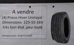 4 pneus hiver Uniroyal en très bon état peu roulé, Band(en), 16 inch, Gebruikt, Personenwagen