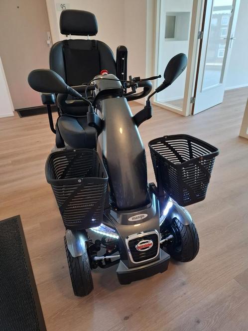 Scootmobiel Mango fr1 in nieuwstaat, Diversen, Brommobielen en Scootmobielen, Zo goed als nieuw, Mango, Ophalen