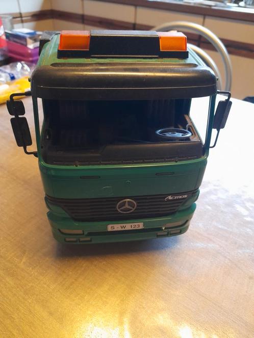 Bruder camion speelgoed Mercedes Actros een groene, Collections, Jouets, Utilisé, Enlèvement