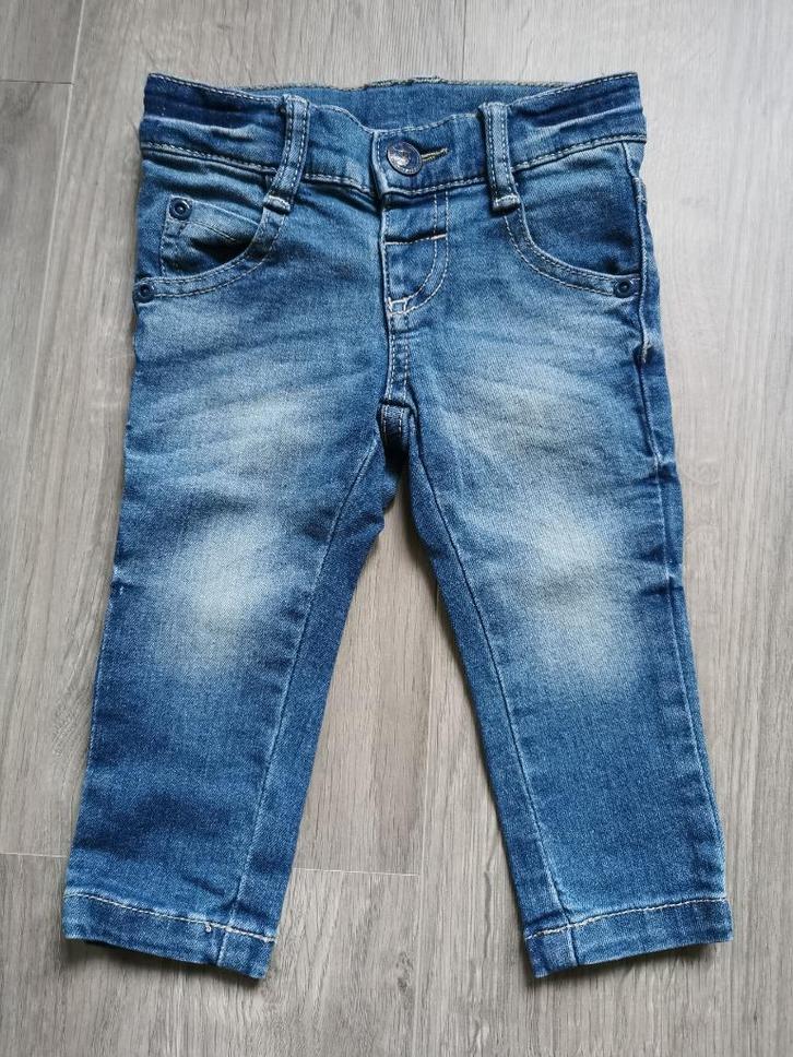 Jeans Hema - maat 74, Kinderen en Baby's, Babykleding | Maat 74, Zo goed als nieuw, Jongetje of Meisje, Broekje, Ophalen of Verzenden