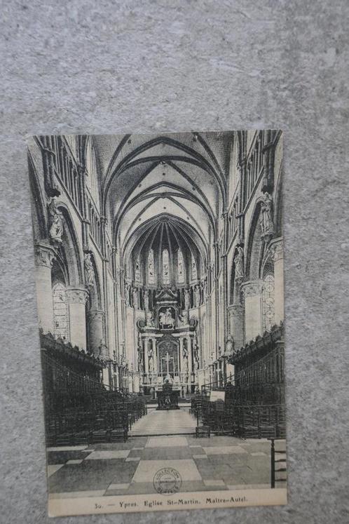 carte postale ancienne Ypres, Collections, Cartes postales | Belgique, Affranchie, Flandre Occidentale, Enlèvement ou Envoi