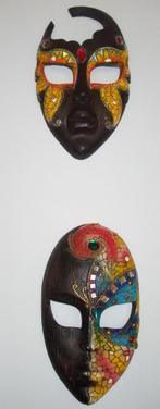 Decoratieve maskers., Gebruikt, Ophalen of Verzenden