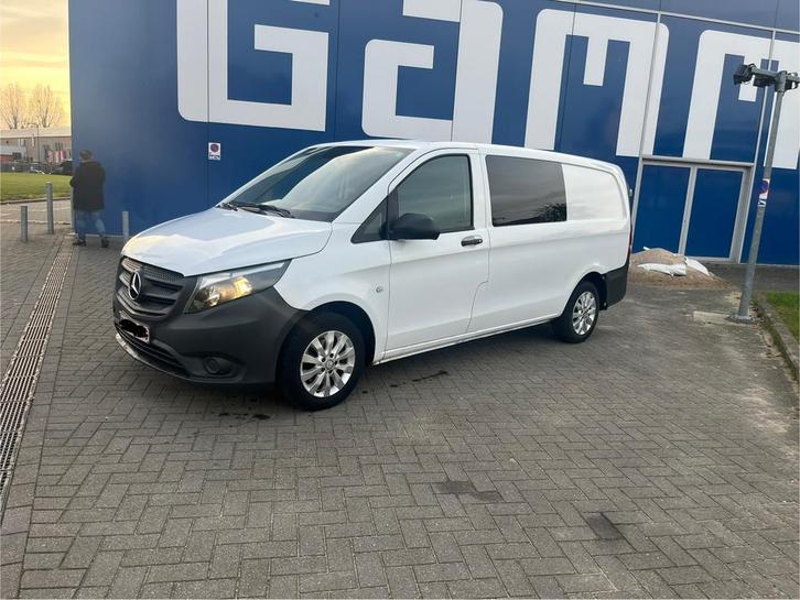 Mercedes, Vito 114d dubbele cabine, 5-persoons lading, Auto's, Bestelwagens en Lichte vracht, Particulier, ABS, Airbags, Bluetooth