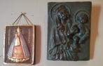 2 antieke, religieuze stenen plaquettes, Comme neuf, Enlèvement ou Envoi