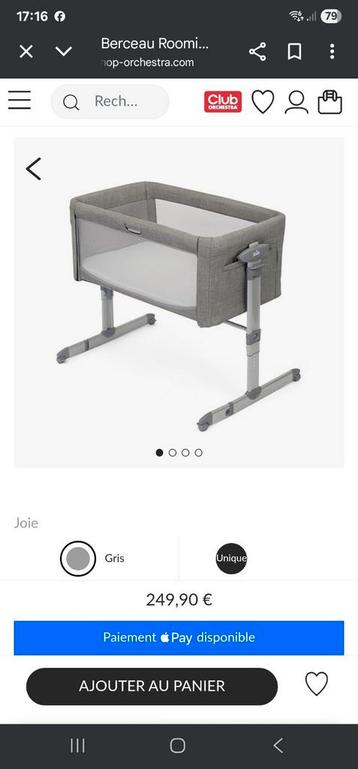 Joie

Berceau Roomie Glide Cododo - Foggy Gray beschikbaar voor biedingen