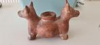 Antique Mexico Two-Headed Colima Dog Effigy Vessel Hand Mold, Ophalen of Verzenden