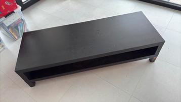 Zwart salontafel / TV kastje beschikbaar voor biedingen