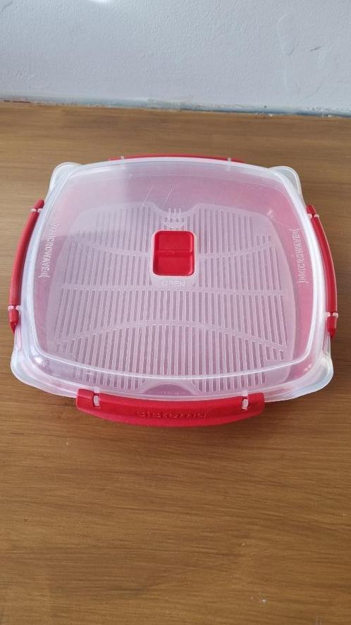 Sistema Microwave 1,32l, Huis en Inrichting, Keuken | Tupperware, Zo goed als nieuw, Rood, Ophalen of Verzenden