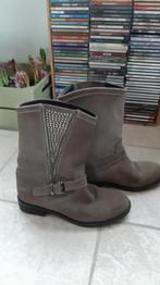 Boots sportives en nubuck taupe comme neuves 38, Comme neuf, Twin Set simona barbieri, Brun, Enlèvement ou Envoi